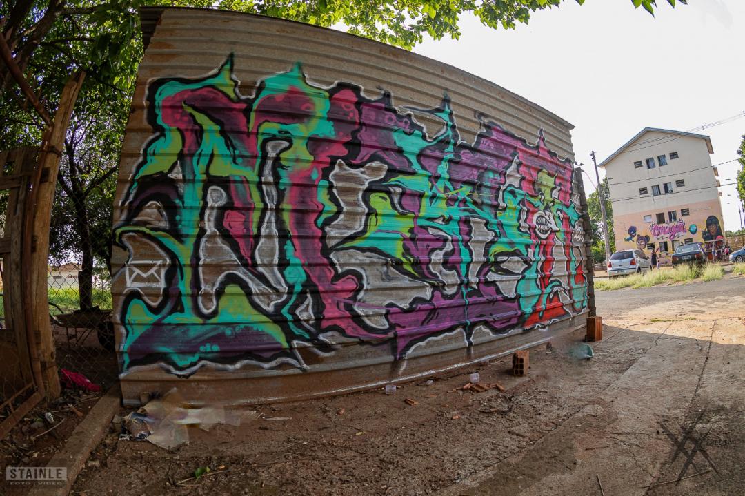 Foto 12 de 27 — Festival de Graffiti transforma Residencial dos Oitis em Araraquara; ‘lugar cheio de arte e esperança’